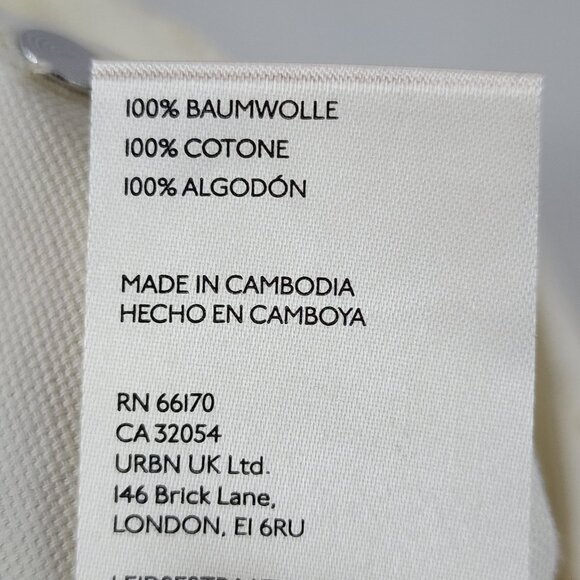 Anthropologie Pants Womens 2 Ivory The Carson Utility Barrel Leg (28x24) NWT - Picture 11 of 12